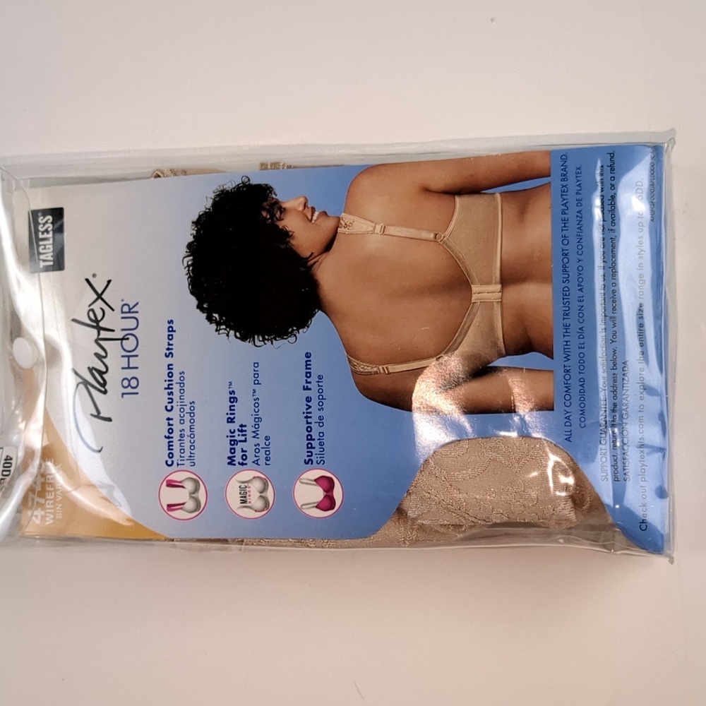 Playtex 18 Hour Women's Ultimate Lift & Support Bra Nude - Picture 2 of 2